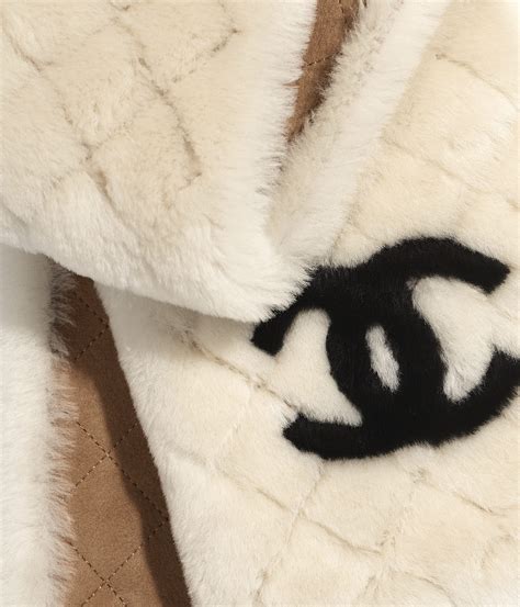 chanel shearling scarf|Chanel scarf price.